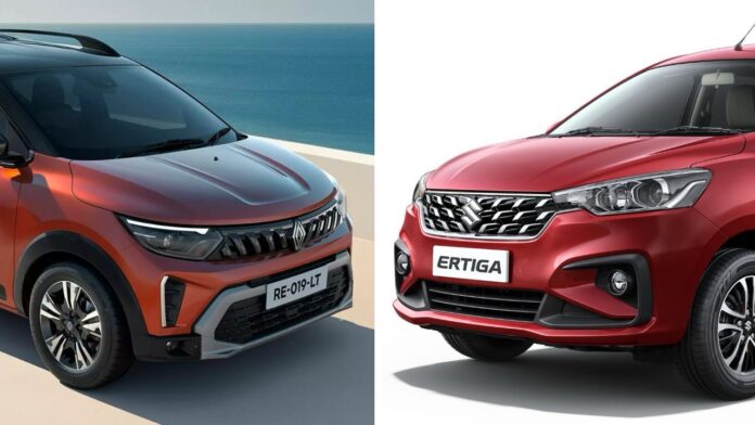 Renault Triber Vs Maruti Ertiga