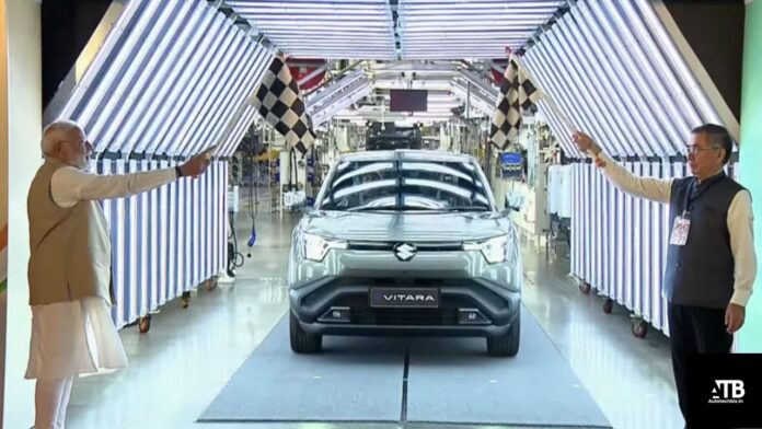 Maruti E Vitara production line