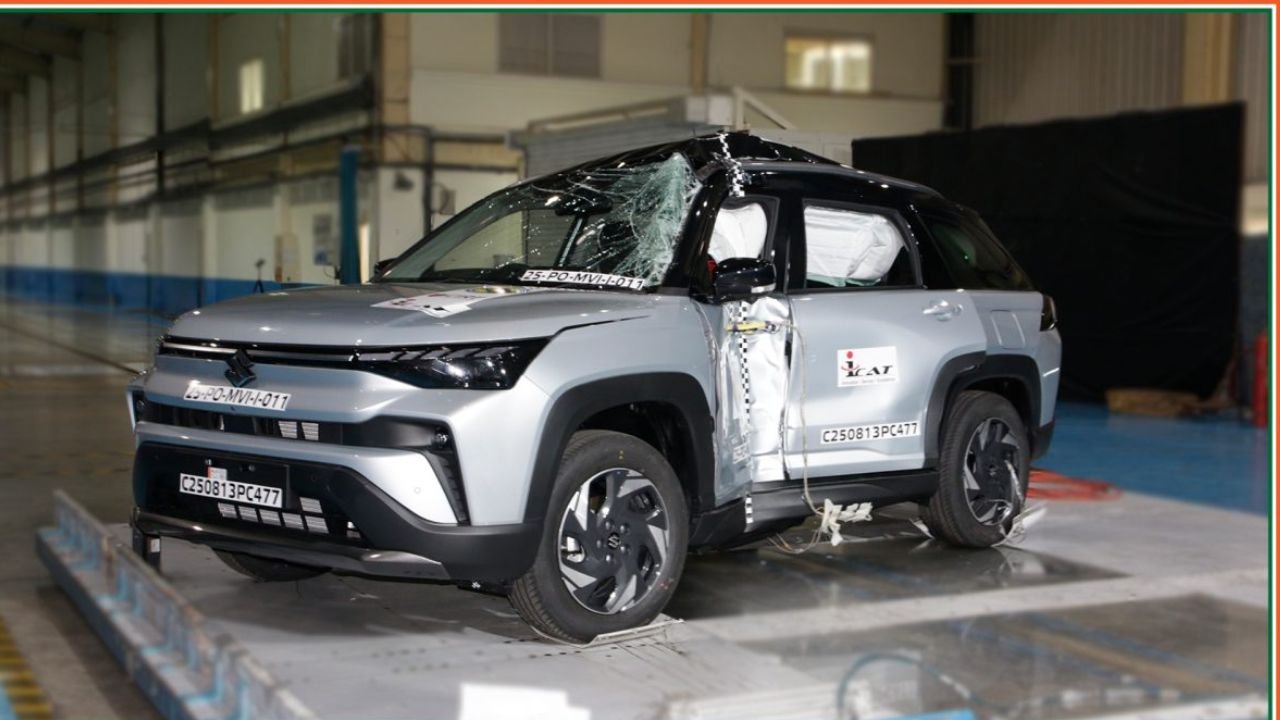 Maruti Victoris suv crash test