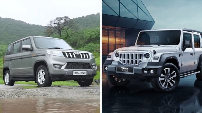 Mahindra Thar and Bolero Neo
