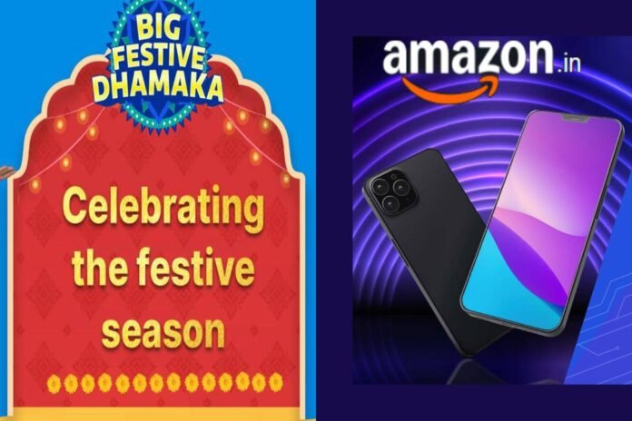 Amazon Diwali Sale में कितने सस्ते मिल रहे मोबाइल? Photo:- Amazon and Freepik