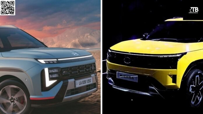 Hyundai Venue and Tata Sierra