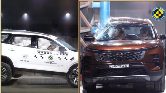Tata Harrier और Safari Petrol Crash Test