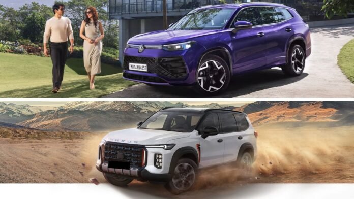 MG Majestor and Volkswagen Tayron