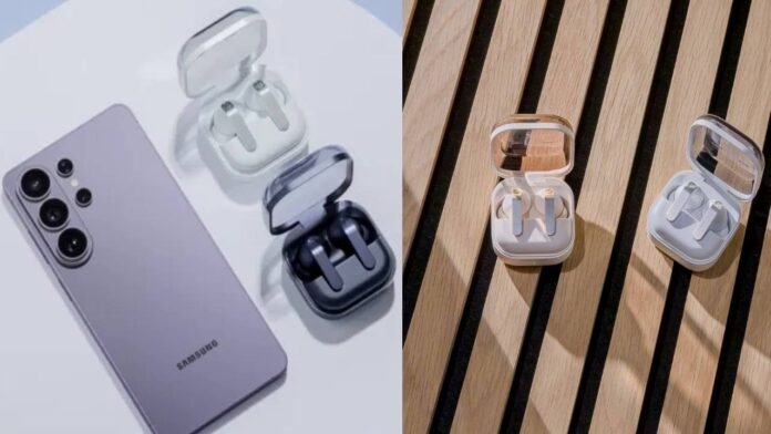 Samsung Galaxy Buds 4 Pro लॉन्च हुए। Photo:- Samsung