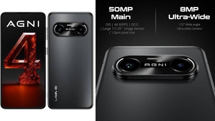 लावा कंपनी ने अपने Agni-4 मोबाइल पर एक्सचेंज डिस्काउंट ऑफर देने की घोषणा की है। Photo:- Lava