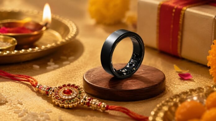 रक्षाबंधन पर Gabit Smart Ring को हेल्थ और फिटनेस पर नजर रखने वाले भाई-बहन के लिए एक उपयोगी गिफ्ट के तौर पर पेश किया जा रहा है।
