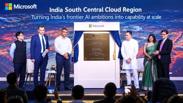 माइक्रोसॉफ्ट ने हैदराबाद में अपने नए India South Central डेटासेंटर रीजन को लाइव करते हुए भारत में AI-रेडी क्लाउड इंफ्रास्ट्रक्चर के विस्तार की घोषणा की है।