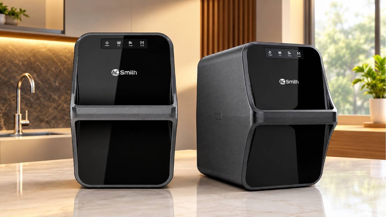 A. O. Smith ने भारत में Z3 Onyx Black वाटर प्यूरीफायर लॉन्च किया।
