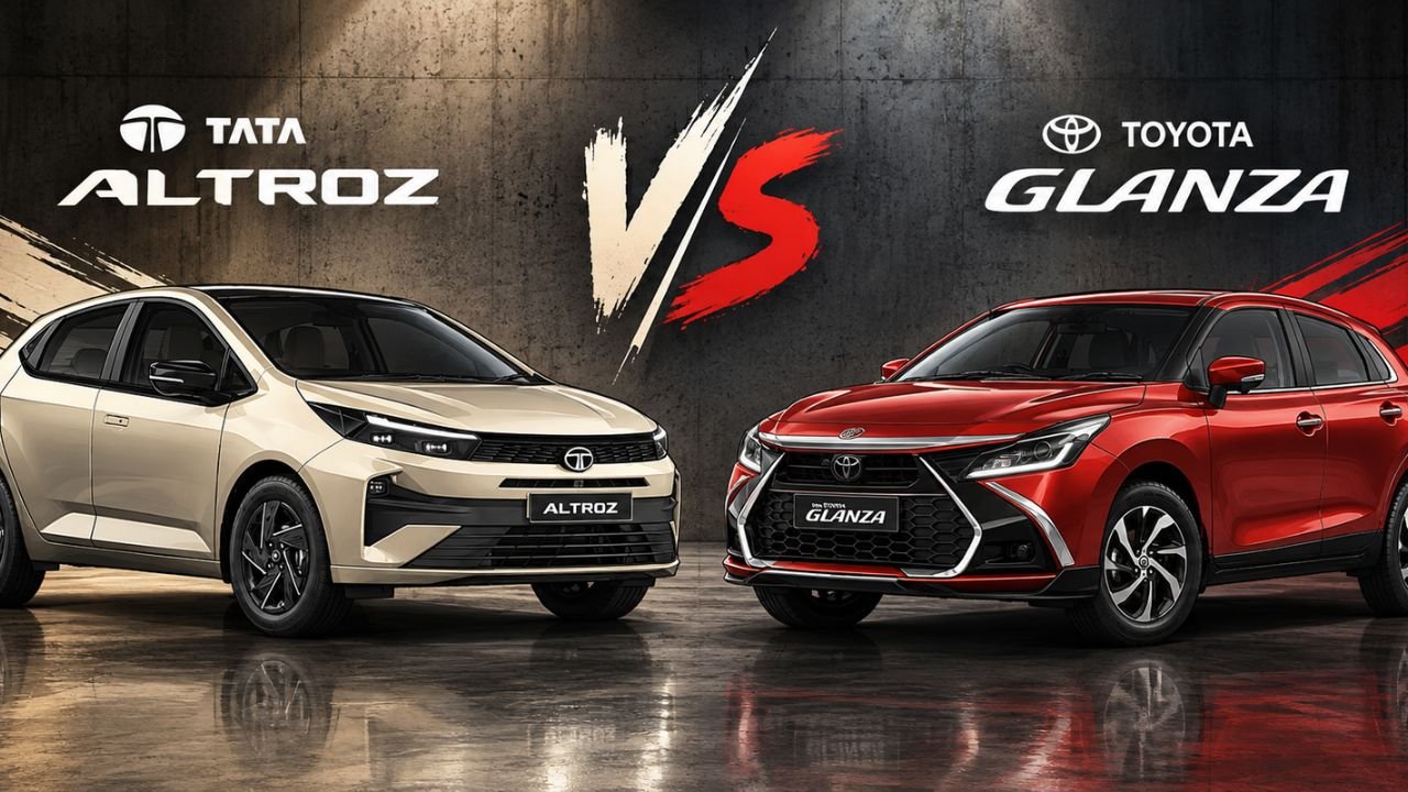 toyota glanza Vs Tata Altroz